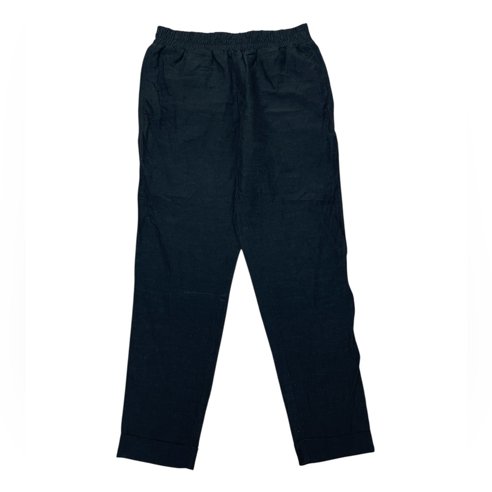 ATM Anthony Thomas Melillo Black Straight Leg Pull On Pants